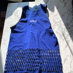 ADIDAS BY STELLA McCARTNEYSIZE SM TRAIN HIIT TANK REVERSIBLE CUT OUT DETAILS NWT